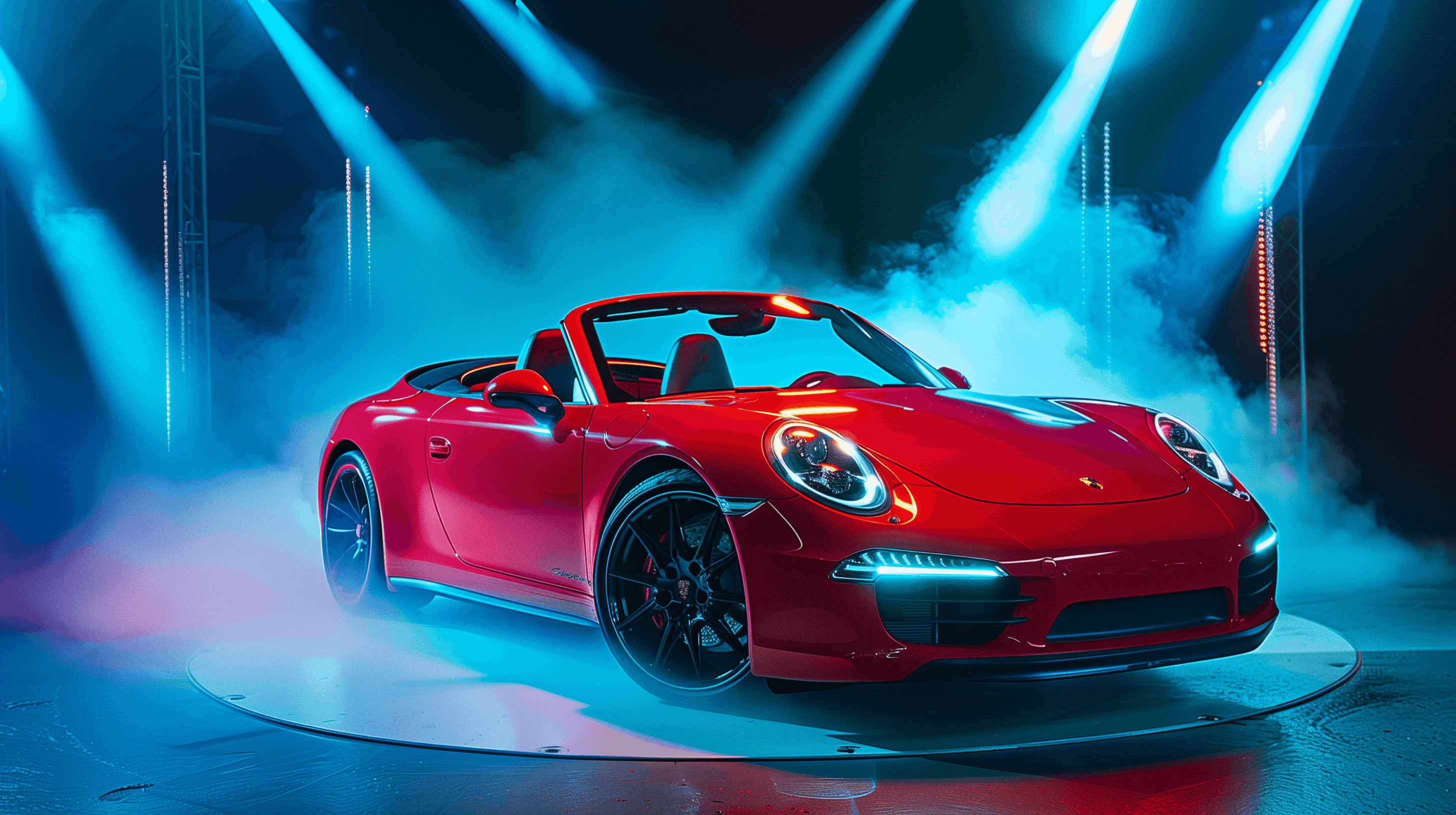 Set Design Luxury Car AI